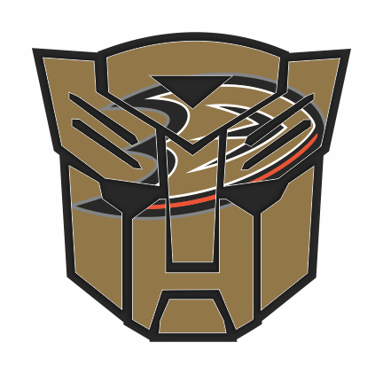 Autobots Anaheim Ducks logo iron on paper